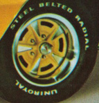 1976 Firebird Body Color Rally II Wheels
